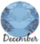 Bcr - Birthstones For Floating Lockets Genuine Cubic Zirconia 5MM Wide - December