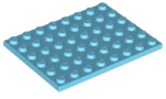Parts Plate 6 X 8 3036 - Medium Azure
