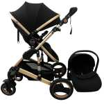 Smooche Star 3 In 1 Travel System - Black