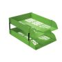 Treeline Desk Letter Tray Set 2 Tier - Lime Green