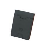 Rfid Blocking Wallet Leather Card Holder Slim Black