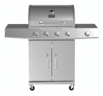 Alva GSS4B01 Kalahari 4 Burner Gas Stainless Steel Braai