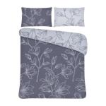Always Grey Floral Double Duvet Cover