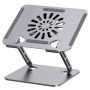 Laptop Cooling Pad 16 Inch Adjustable Stand USB Cooling Fan Grey