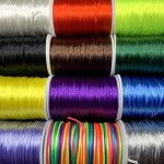 5 Yards roll 2.5MM Colorful Polyester Braided Rope Diy Handwoven Bracelet Necklace Jewelry Making Craft Supplies