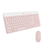Logitech MK470 Slim Wireless Keyboard And Mouse Combo - Modern Compact Layout Ultra Quiet 2.4 Ghz USB Receiver Plug N' Play Conn