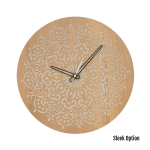 Mia Wall Clock - White Sleek