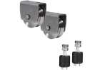 GA30-2 Gate Wheel Kit 60MM Electro Plated