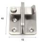 Stainless Steel Barn Door Latch Lock Hardware