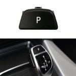 Car Gear Lever Auto Parking Button Letter P Cap For Bmw X5 X6 2013- Left Driving Black