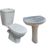 Toilet Set 6PCS Golf White Irani Tf