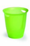 Durable Trend 16L Waste Basket Translucent Light Green Each