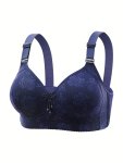 1PC Solid Seamless Tassel Decor Wireless Bra Sexy Comfy Push Up Bra Women's Lingerie & Underwear