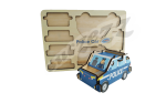 3D Police Car Big 7PIECE