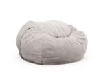 The Jumbo Beanbag - Velvet - Light Grey