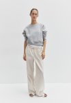 Linen-blend Trousers - Light Beige