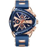 - Men Luxury Silicone Fashion Chronograph Watch - Silver