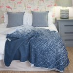 Amanda Cotton - Sandstorm Navy white - 200 X 230 Cm