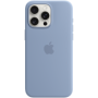 Apple Iphone 15 Pro Max Silicone Case With Magsafe - Winter Blue Model A3126