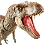 Jurassic World Bite & 039 N Fight Tyrannosaurus Rex In Larger Size With Realistic Sculpting Articulation & Dual-button Activatio