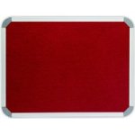 Parrot Info Board Aluminium Frame 1000X1000MM Burgandy BD0744U