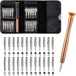 1 Set Screwdriver Set Cross Flat Head 25 In 1 Small Screwdriver Set MINI Pocket Screwdriver Set For Repairing Electronic Product