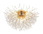 Crystal Firework Ceiling Light Modern Flush Mount Crystal Chandelier