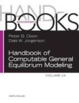 Handbook Of Computable General Equilibrium Modeling Hardcover New