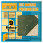 Grey Green Brown Self Adhesive Pvc Floor Tiles 9-PACK