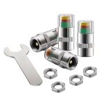 Eagri 4PCS Tire Pressure Monitor Valve Stem Caps For Hyundai Tucson 2022-2024 2025 2026 Air Indicator Sensor Alert Monitoring Ki