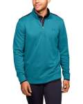 Men's Ua Golf Sweater Fleece Zip - MEDITERRANEAN-450 LG