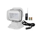 50W 360 Degree Rotate LED Searchlight Wireless Remote