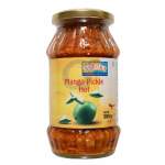 Mango Pickle Hot Teekha Aam Achar 500G - Fiery Sharp Green Mango Relish Extra Spicy Condiment For Indian Street Food South