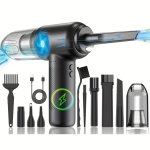 2 In 1 Compressed Air Duster 91000RPM Cordless Dust Blower 6000MAH Rechargeable 15000PA Vacuum Cleaner Electric Air Pump Portabl