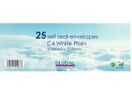 324X229 C4 White Envelopes PK25