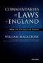 The Oxford Edition Of Blackstone&  39 S: Commentaries On The Laws Of England - Book I II III And Iv   Paperback