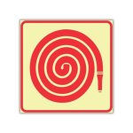 Sabs Hose Reel Photoluminescent Sign F29