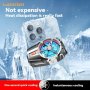 New X52 Cooling Fans For Mobile Phone Rechargeable Battery Silent Cooler Three Speed Adjustable Cell Phone Gaming Radiator