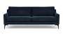 Anna 3-SEATER Couch Velour Lux Navy - Velour Lux Navy