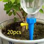 20PCS Automatic Flower Watering Device Lazy Watering Artifact Self-spraying Nozzle Adjustable Plant Watering Nozzle With Slow Release Control Valve Switch For Outdoor And Vacation