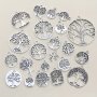 Randomly Mix 20pcs Antique Fashion Tree Of Life Charms Pendants For Jewelry Making Findings Crafting Accessory For DIY Necklace Bracelet
