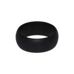 Men's Plain Silicone Rings - Natural Selection - Black 10