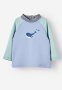 Cotton On Freddie Rash Vest - Dusk Blue/whale Of A Time