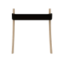 Leaning Desk Full Drawer - Black
