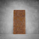Wall Art D076 - 1040 X 535 X 20 Indoor Rust Coat Cool White