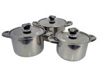 Pot Set Stainless Steel FH-364 6PCS Set