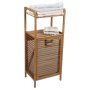 Laundry Basket Wooden Bamboo