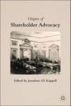 Origins Of Shareholder Advocacy Hardcover