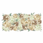Bloom Vinyl Transfer Border Beige