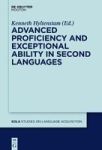 Advanced Proficiency And Exceptional Ability In Second Languages Hardcover